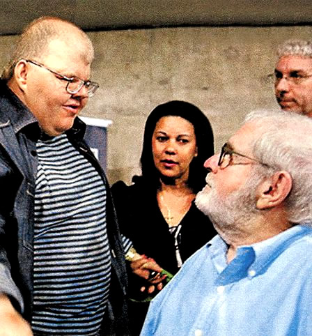 Rafael Soares e Jô Soares