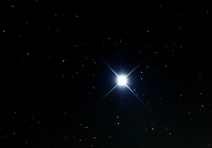 Sirius Vista no Espaço