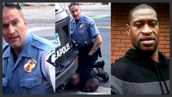 Minneapolis: Assassinato de George Floyd por Derek Chauvin