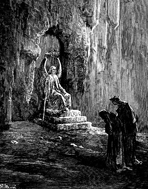 A Entrada do Purgatório e os Três Degaus