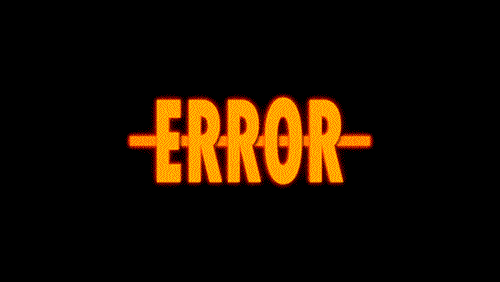 ERROR