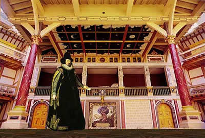 Sir Francis Bacon no Globe Theatre