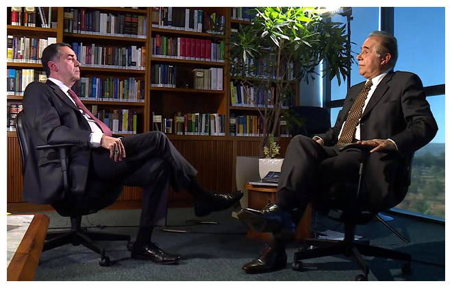 Luís Roberto Barroso e Roberto d'Ávila