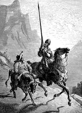 D. Quixote e Sancho Pança