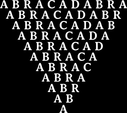 ABRACADABRA