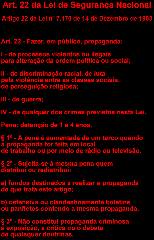 Lei de Segurança Nacional