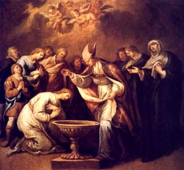 O Batismo de Santo Agostinho