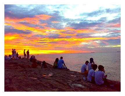 Pôr do Sol no Arpoador