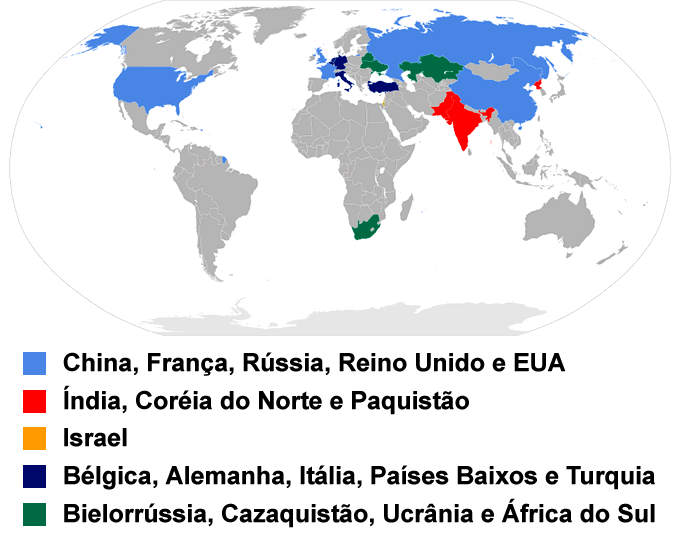 Países Com Armas Nucleares